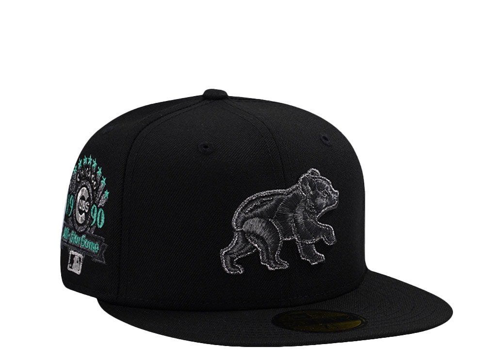 New Era Chicago Cubs All Star Game 1990 Black Prime Edition 59Fifty Fitted Casquette