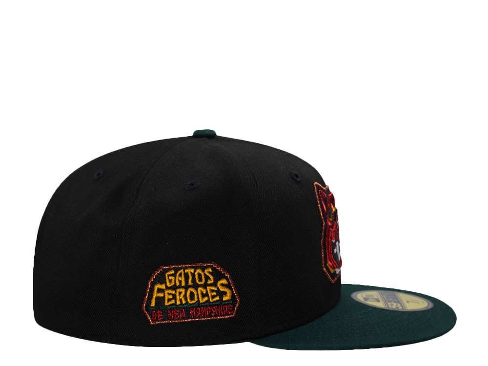 New Era New Hampshire Fisher Cats Gatos Feroces Black Two Tone Edition 59Fifty Fitted Casquette