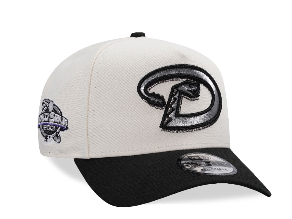New Era Arizona Diamondbacks World Series 2001 Chrome Two Tone Edition 9Forty A Frame Snapback Casquette