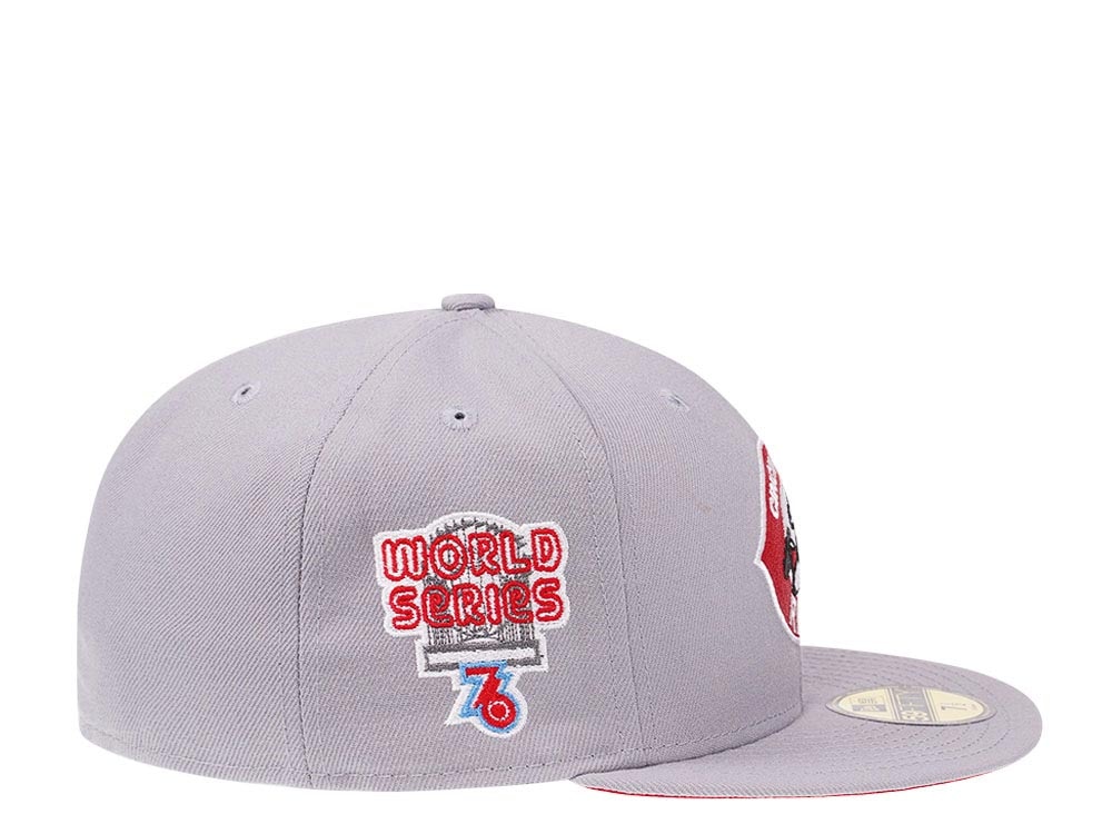 New Era Cincinnati Reds World Series 1976 Fresh Grey Edition 59Fifty Fitted Casquette