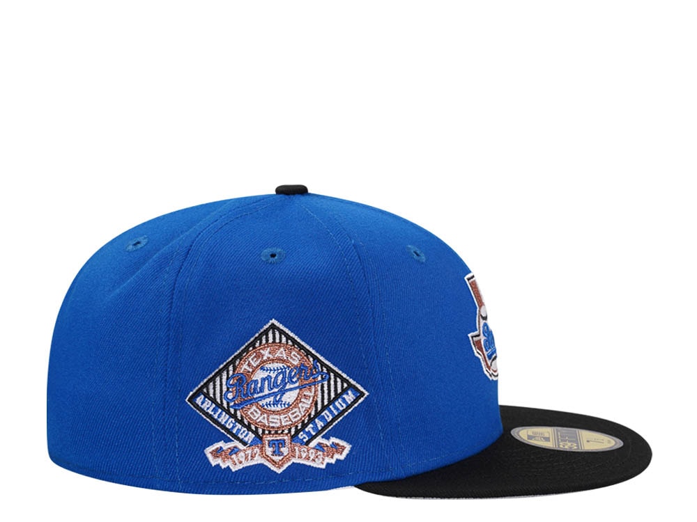 New Era Texas Rangers Arlington Stadium Azure Copper Two Tone Edition 59Fifty Fitted Casquette
