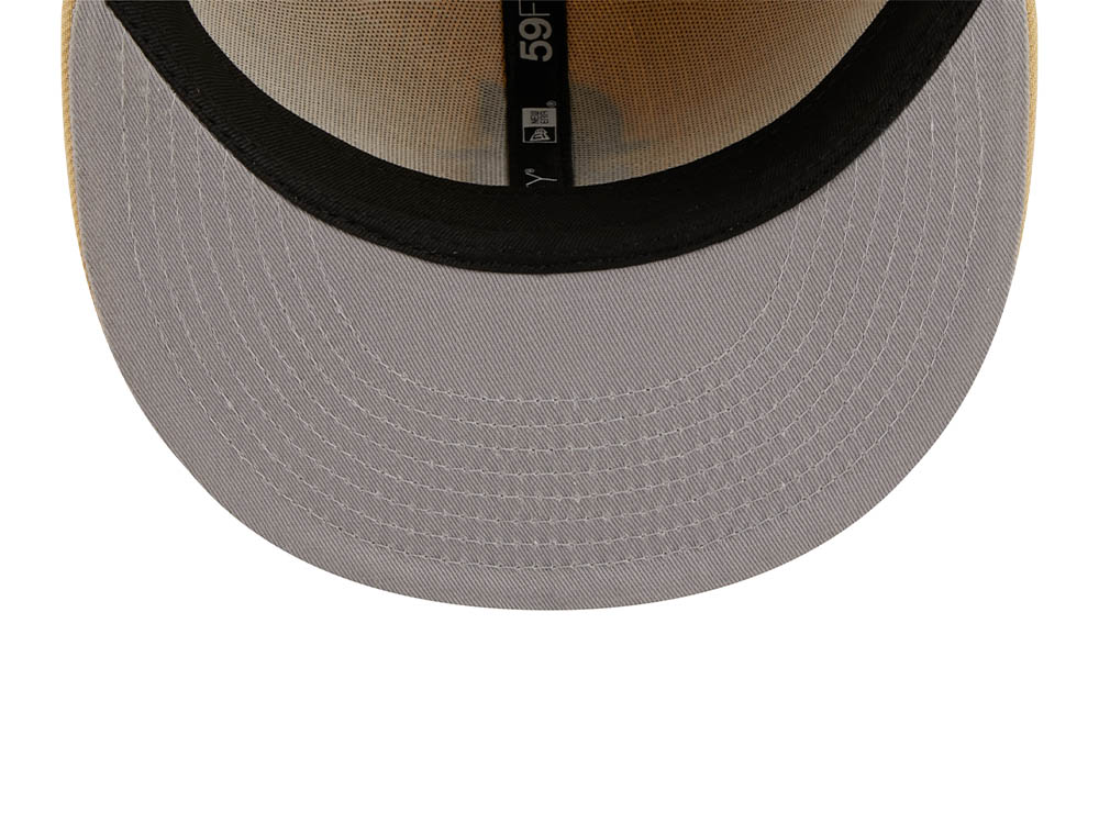 New Era Seattle Mariners 40th Anniversary Raffia Front Vegas Gold Edition 59Fifty Fitted Casquette