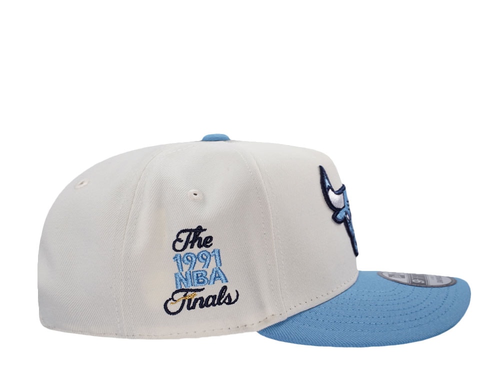 New Era Chicago Bulls NBA Finals 1991 Chrome Two Tone Edition 9Fifty A Frame Snapback Casquette