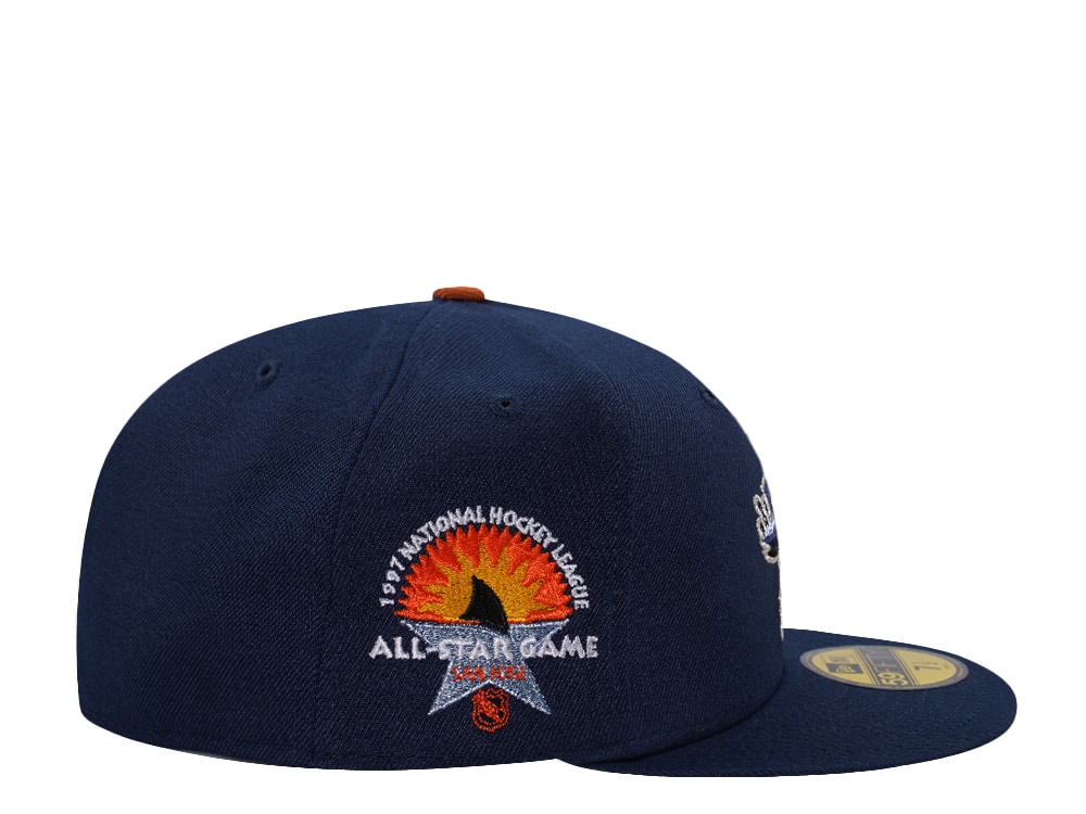 New Era San Jose Sharks All Star Game 1997 Ocean Blue Prime Edition 59Fifty Fitted Casquette