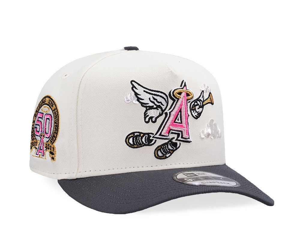 New Era Anaheim Angels 50th Anniversary Chrome Two Tone Edition 9Fifty A Frame Snapback Casquette