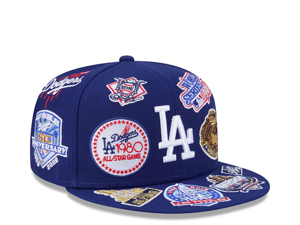 New Era Los Angeles Dodgers All Over Blue Edition 59Fifty Fitted Casquette