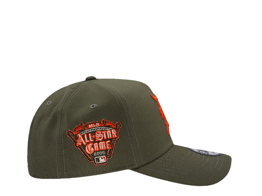 New Era Detroit Tigers All Star Game 2005 Olive Prime Edition 9Forty A Frame Snapback Casquette