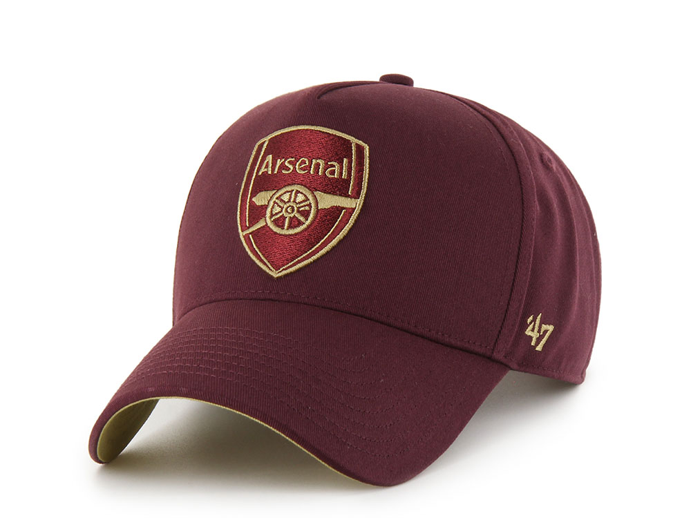 47 Brand Arsenal FC Sure Shot Dark Maroon MVP Snapback Casquette