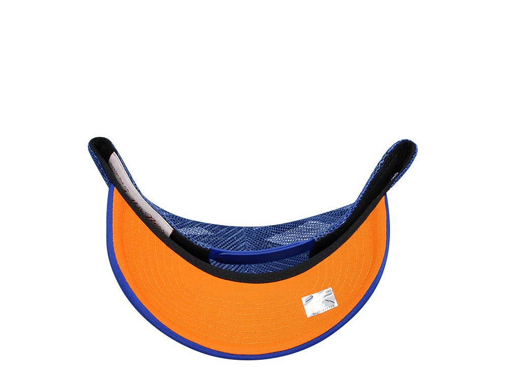 Mitchell & Ness New York Knicks Blue Billboard Trucker Snapback Casquette