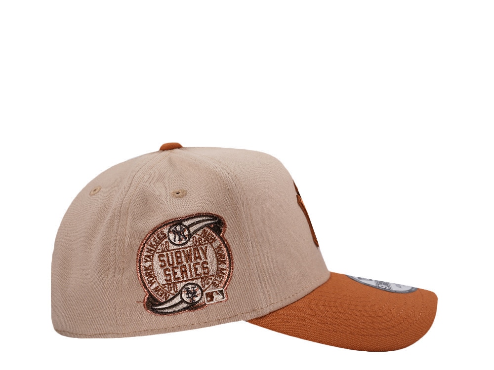 New Era New York Yankees World Series 2000 Pumpkin Spice Edition 9Forty A Frame Snapback Casquette