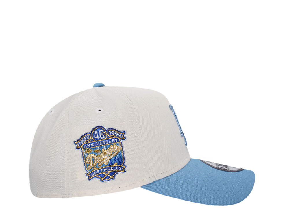 New Era Los Angeles Dodgers 40th Anniversary Chrome Gold Edition 9Forty A Frame Snapback Casquette