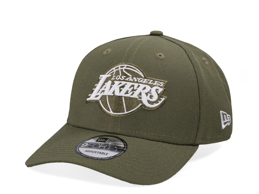 New Era Los Angeles Lakers Olive Edition 9Forty Snapback Casquette