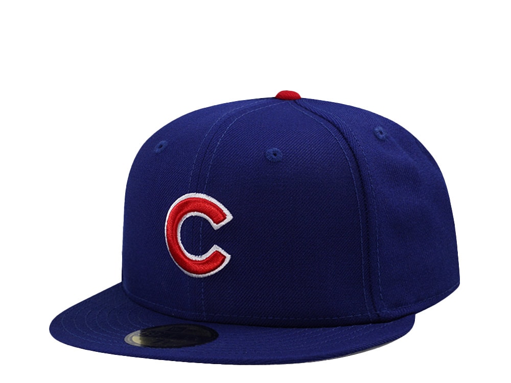 New Era Chicago Cubs Wool Authentic On-Field Blue Prime Edition 59Fifty Fitted Casquette