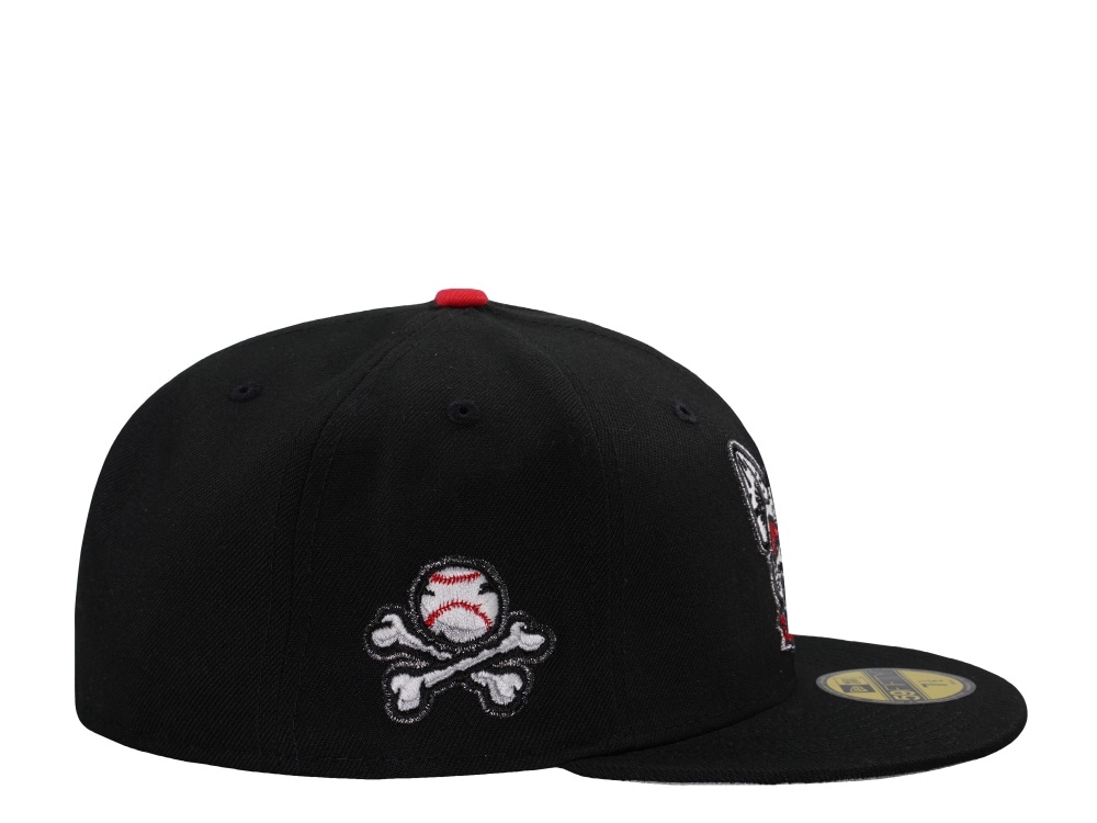 New Era El Paso Chihuahuas Dia De Los Muertos Glow in the Dark Horror Edition 59Fifty Fitted Casquette