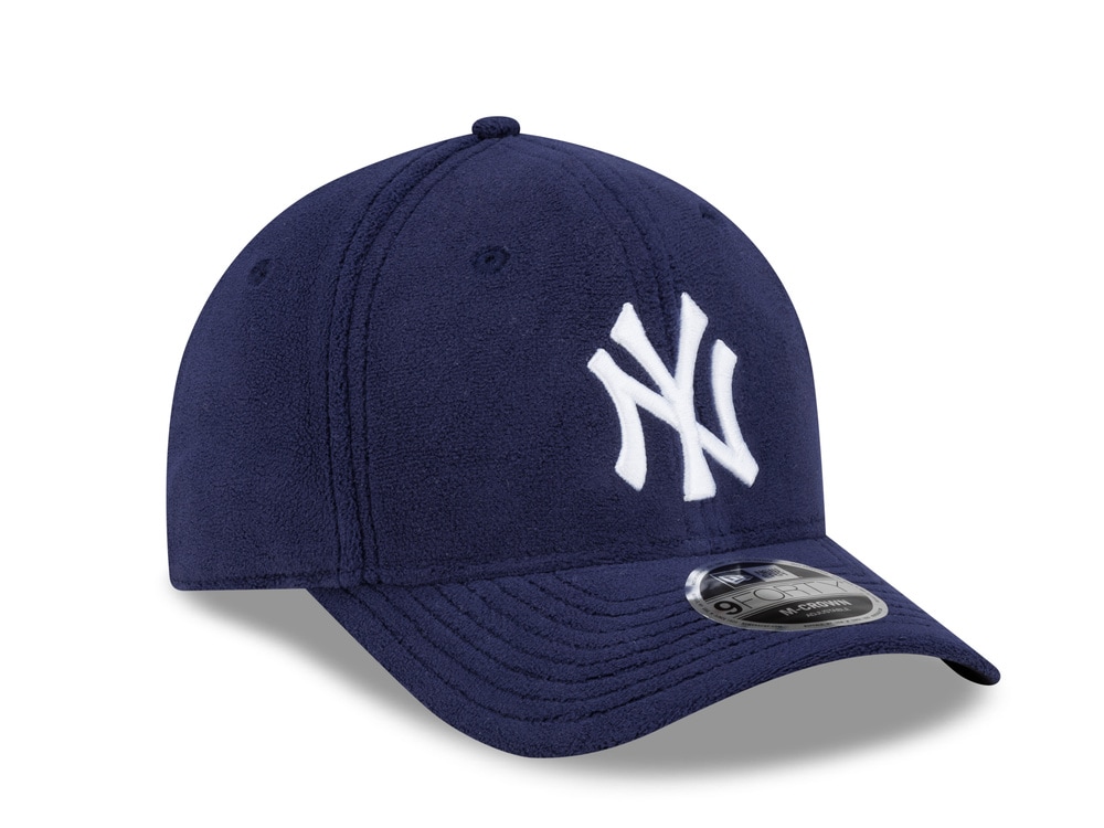New Era New York Yankees Fleece Navy Prime Edition 9Forty M Crown Snapback Casquette