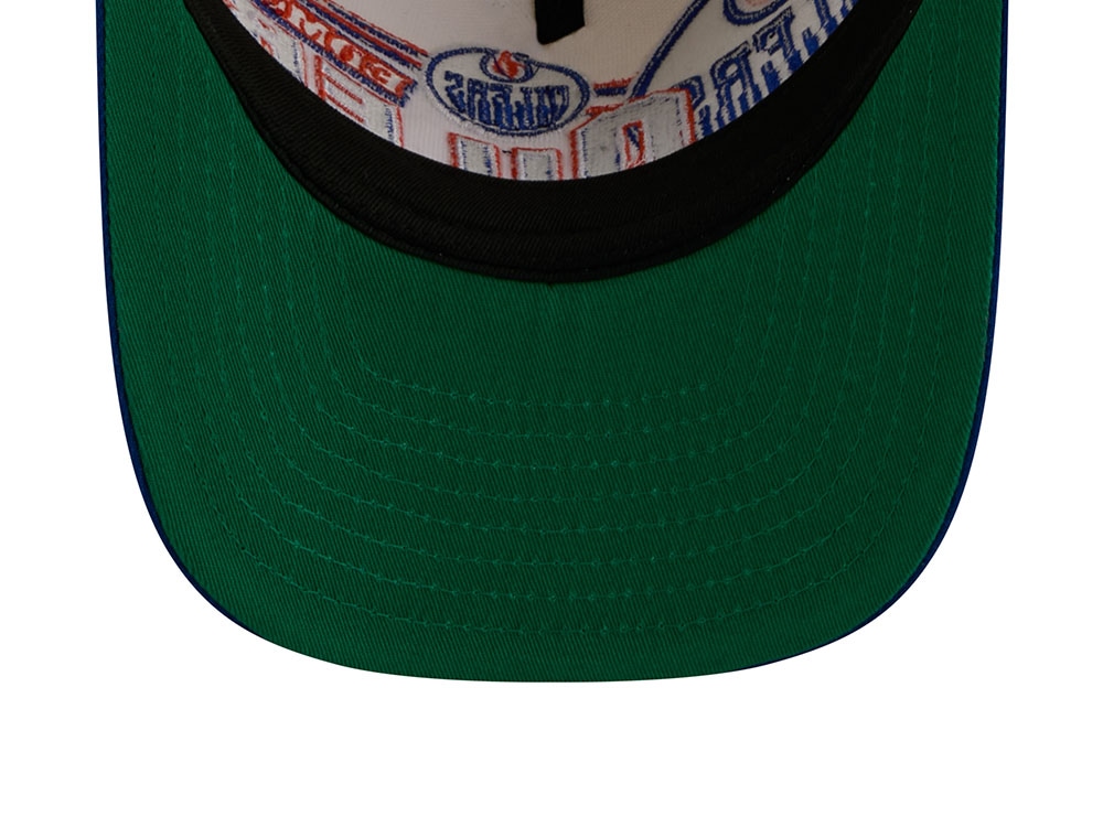 New Era Edmonton Oilers Classic Logo Two Tone Edition 9Fifty A Frame Snapback Casquette