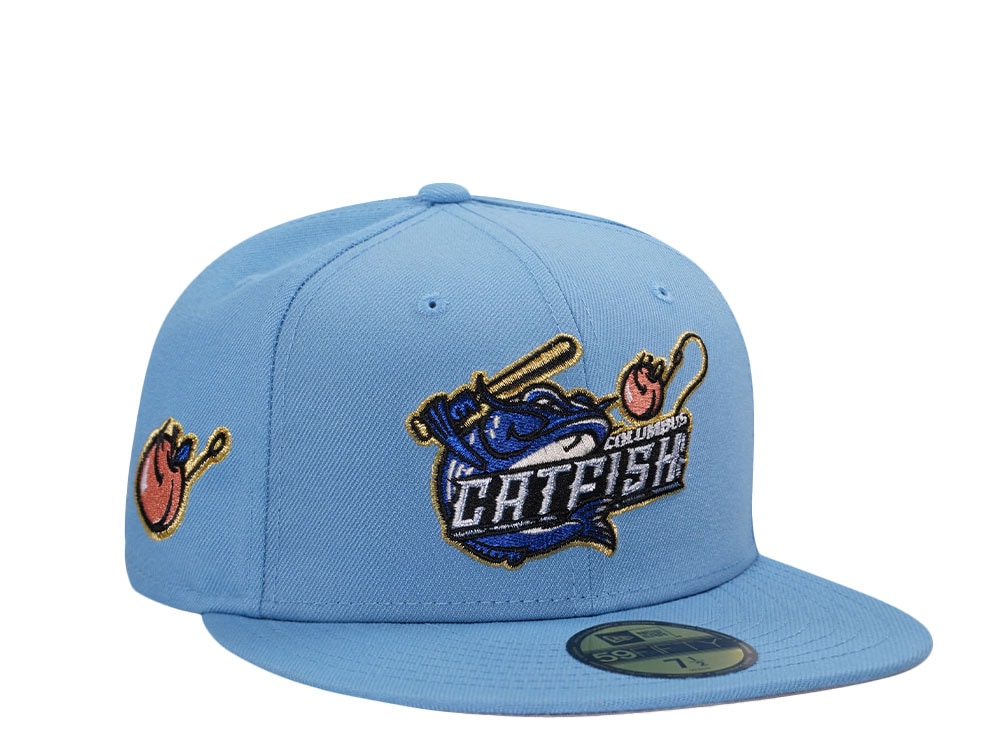 New Era Columbus Catfish Summer Blue Prime Edition 59Fifty Fitted Casquette