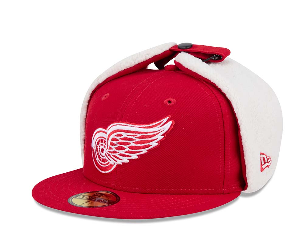 New Era Detroit Red Wings Classic Red 59Fifty Dogear Fitted Casquette