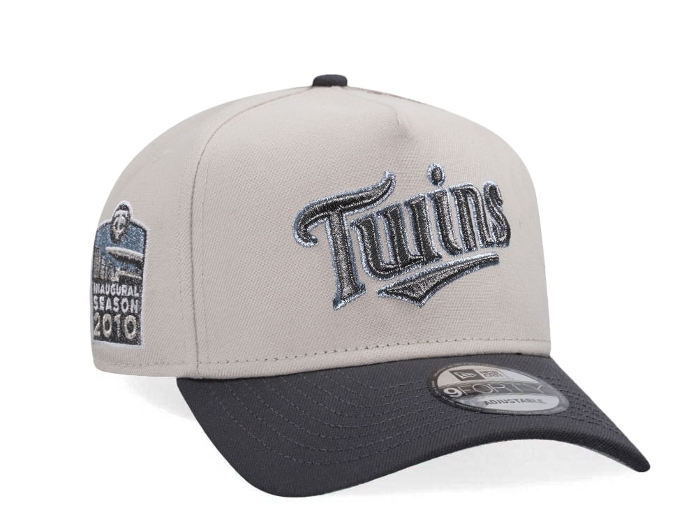 New Era Minnesota Twins Inaugural Season 2010 Metallic Two Tone Edition 9Forty A Frame Snapback Casquette