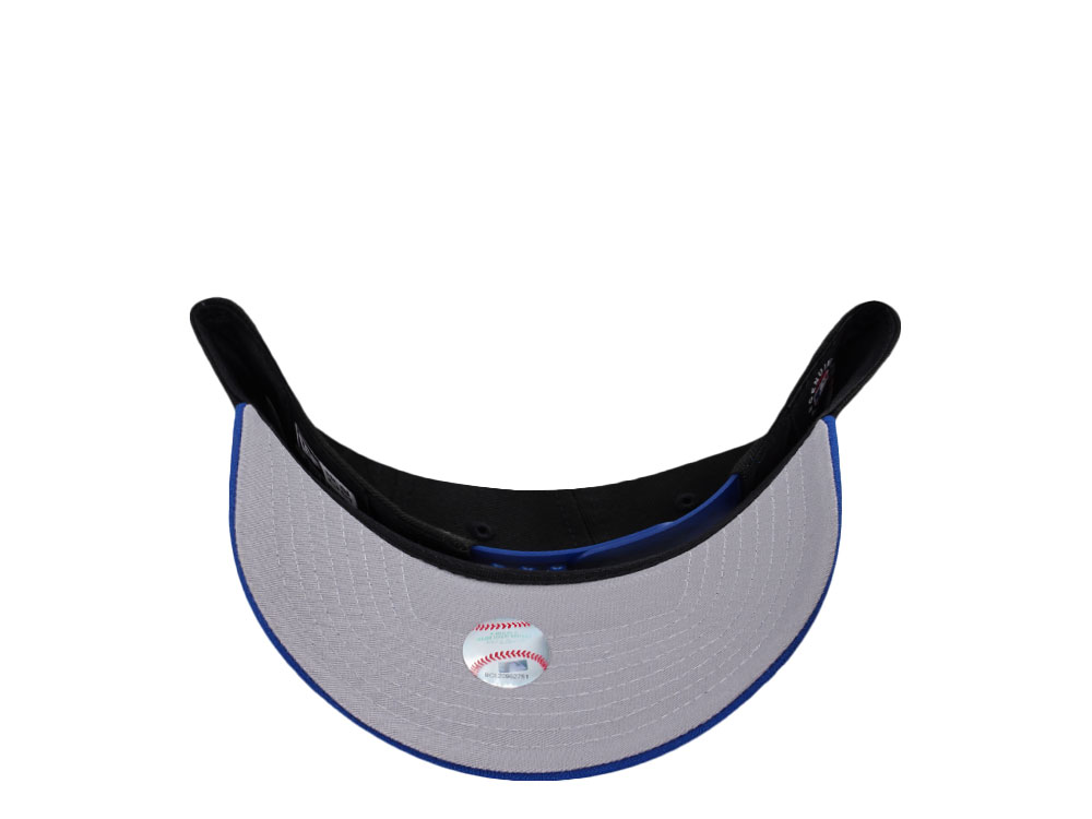 New Era New York Mets 60th Anniversary  Black Two Tone Edition 9Forty A Frame Snapback Casquette