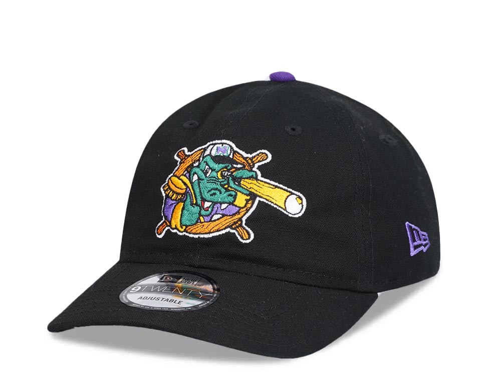 New Era Norwich Navigators Black 9Twenty Strapback Casquette
