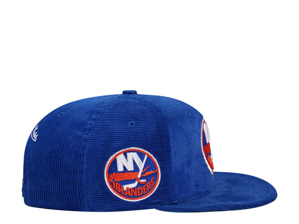 Mitchell & Ness New York Islanders Blue Cord Throwback Snapback Casquette