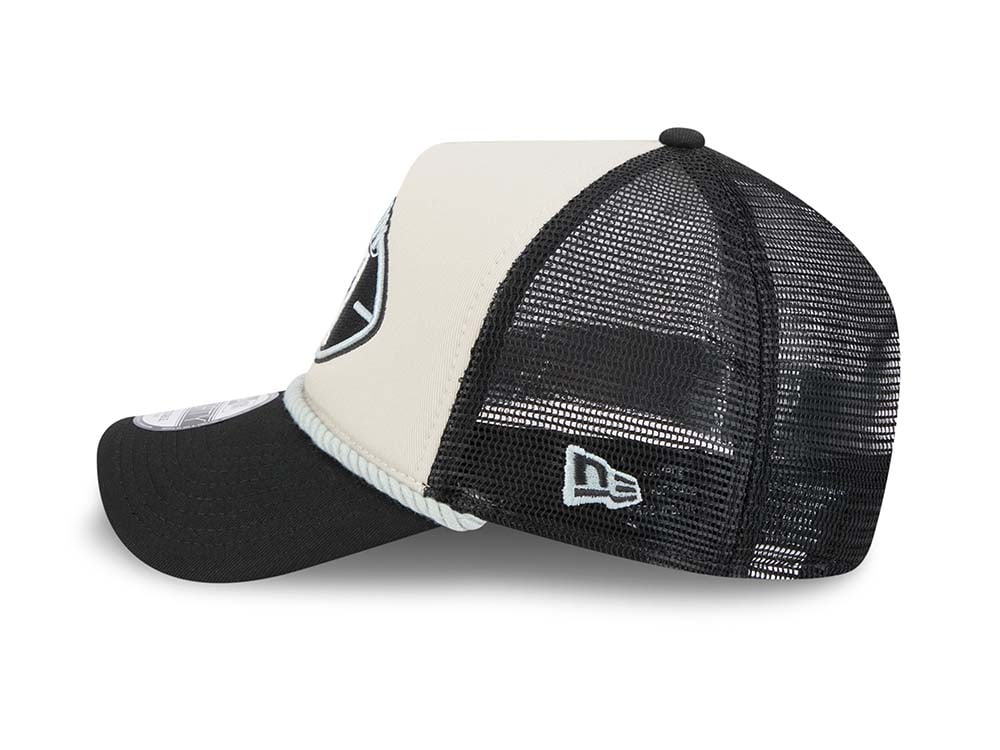 New Era Oakland Raiders Sideline 2024 9Forty A Frame Trucker Snapback Casquette
