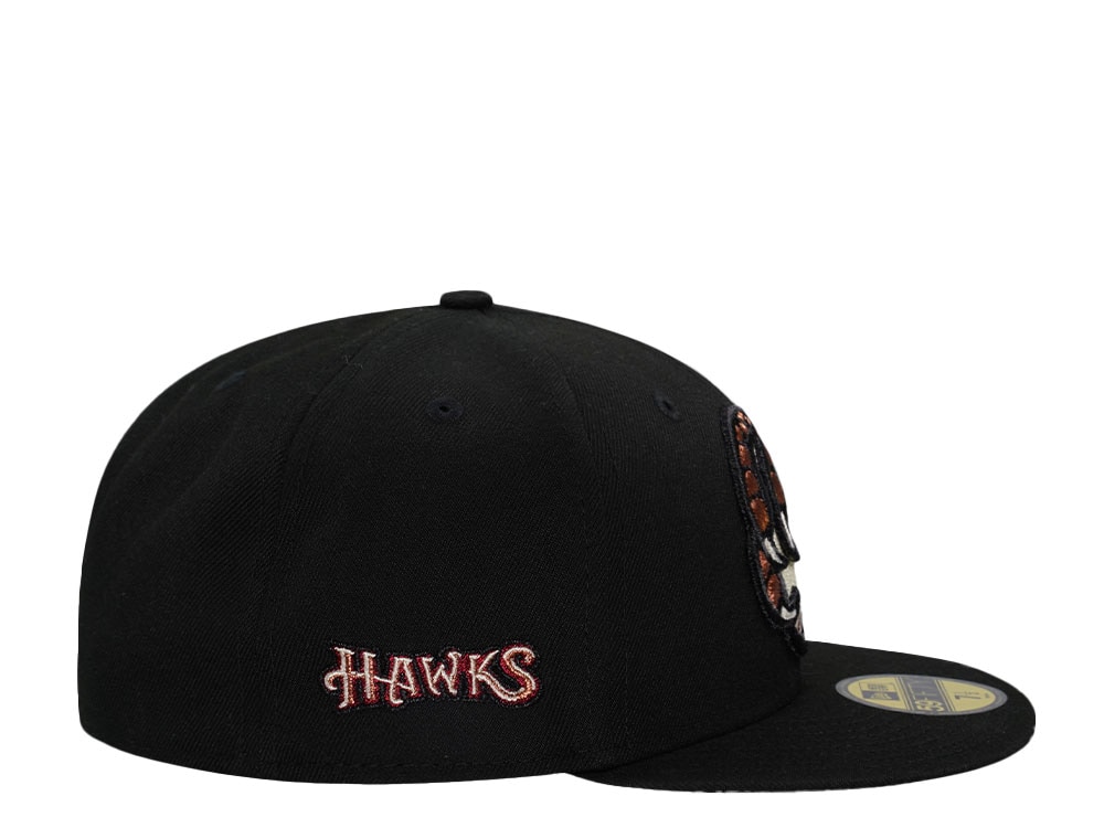 New Era Boise Hawks Black Throwback Edition 59Fifty Fitted Casquette
