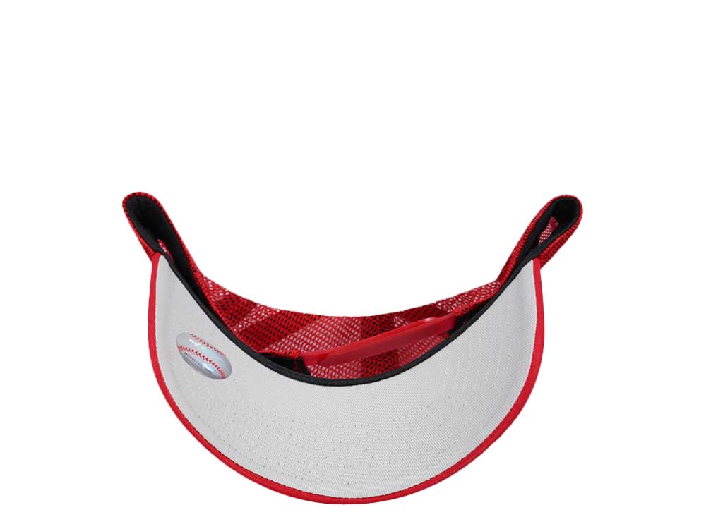 47Brand Cincinnati Reds BCPTN World Series Red Foam Champ Offside Trucker Snapback Casquette