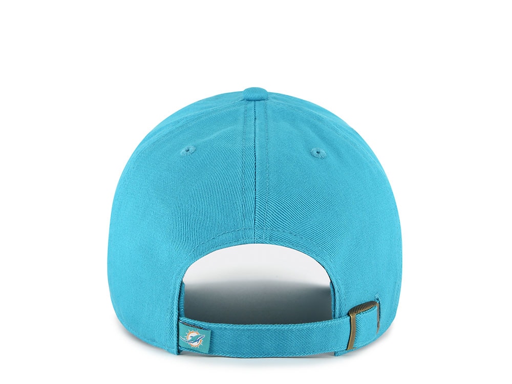 47Brand Miami Dolphins Neptune Blue Classic Edition Clean Up Strapback Casquette