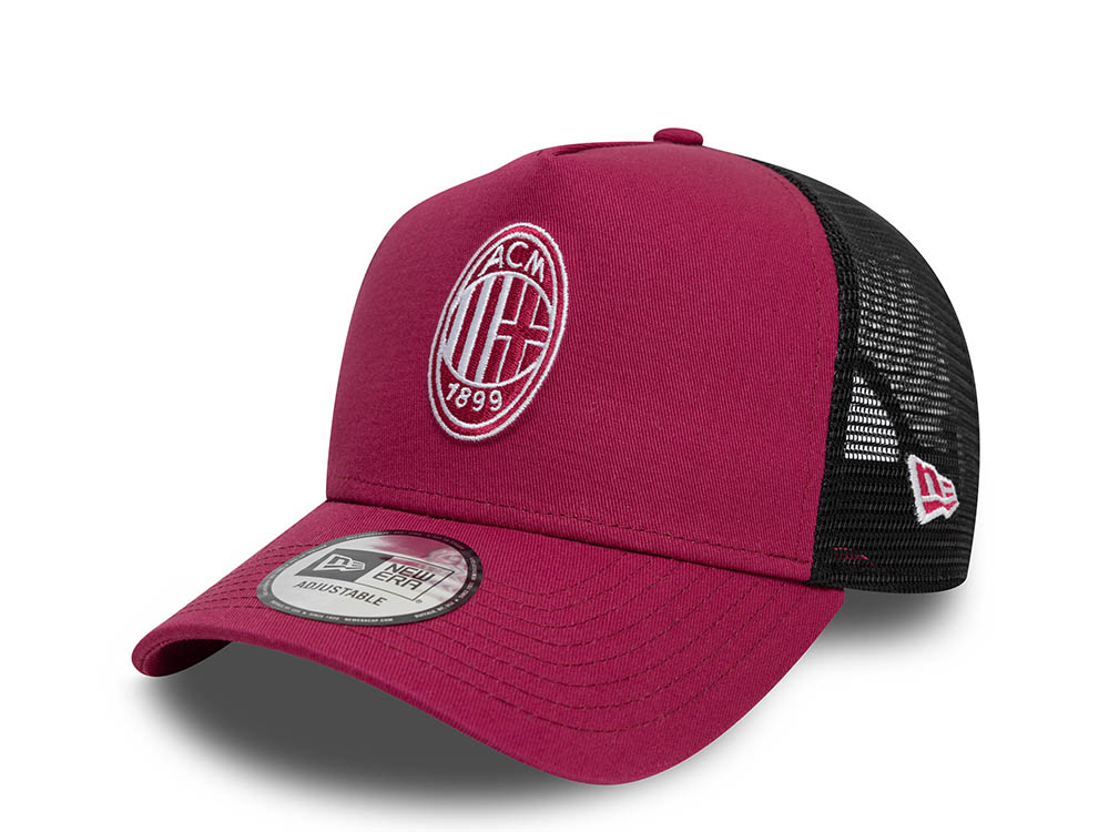 New Era Ac Milan Seasonal Cherry 9Forty A Frame Trucker Snapback Casquette