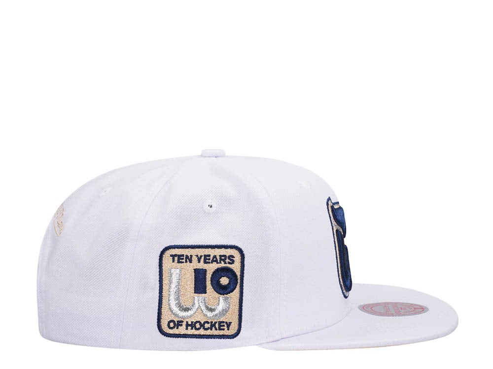 Mitchell & Ness Hartford Whalers 10th Anniversary Winter White Snapback Casquette