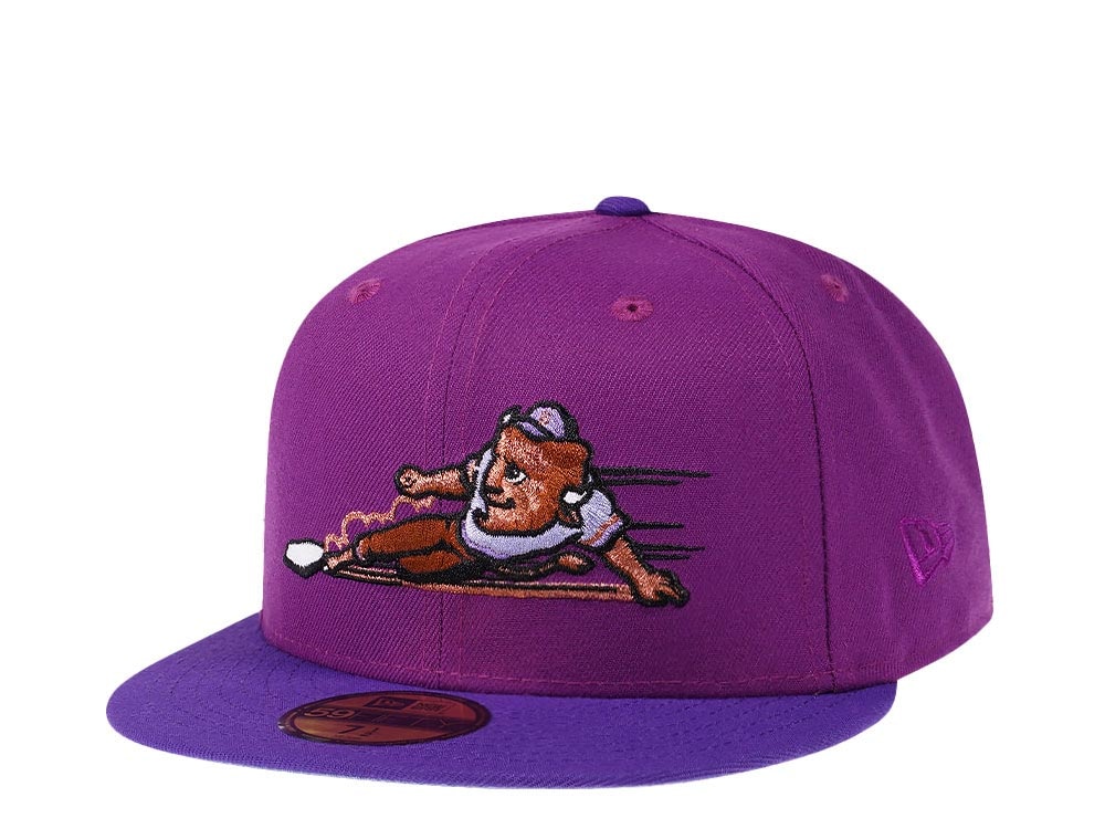 New Era Buffalo Bisons Sliding Purple Berry Prime Edition 59Fifty Fitted Casquette