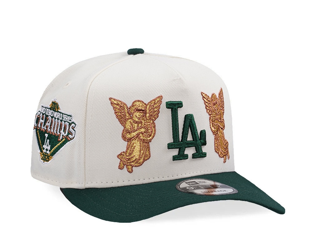New Era Los Angeles Dodgers World Series 2025 Angel Chrome Two Tone Edition 9Fifty A Frame Snapback Casquette