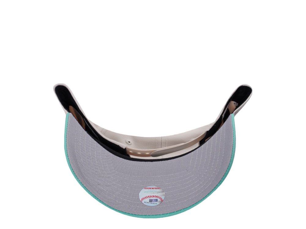 New Era Toronto Blue Jays 20th Anniversary Stone Mint Two Tone Edition 9Forty A Frame Snapback Casquette