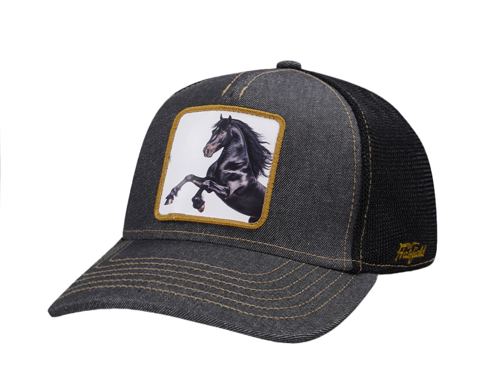 Hatfield Stallion Black Trucker Snapback Casquette