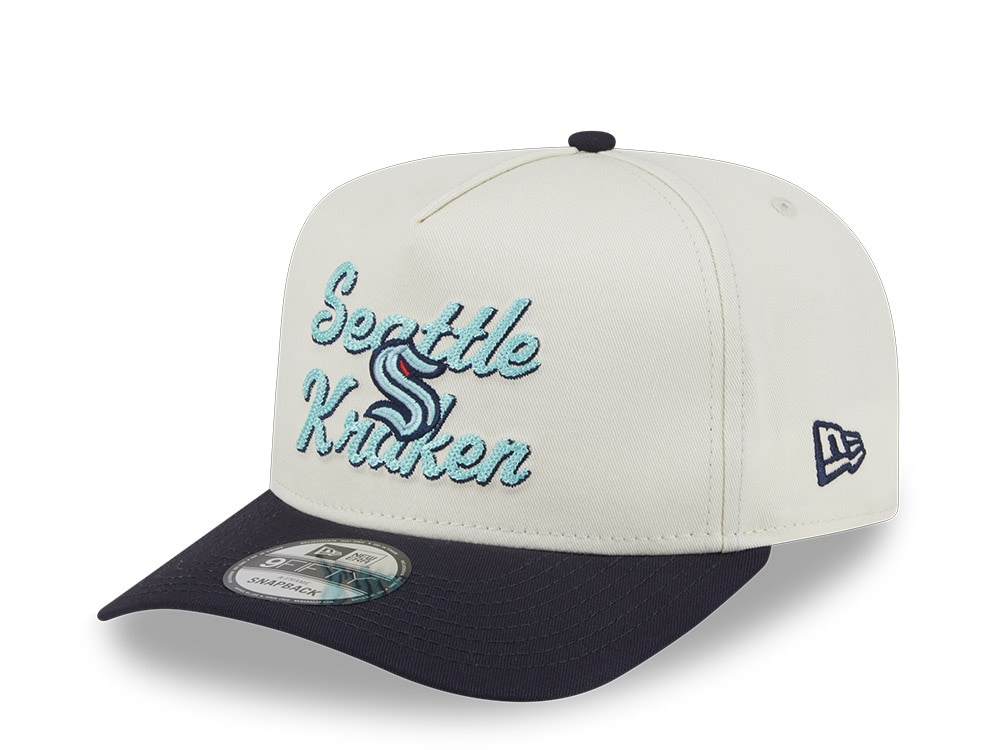 New Era Seattle Kraken Chainstitch 9Fifty A Frame Snapback Casquette