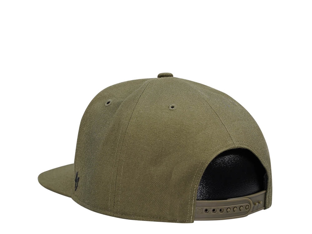 47Brand Los Angeles Dodgers Sandalwood Ballpark Camo Captain MVP Snapback Casquette