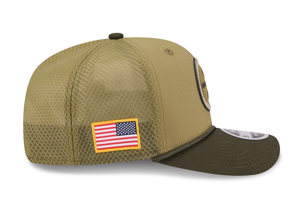 New Era Pittsburgh Steelers Salute To Service 2025 9Seventy Snapback Casquette