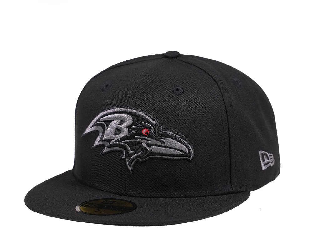 New Era Baltimore Ravens Black and Gray Edition 59Fifty Fitted Casquette