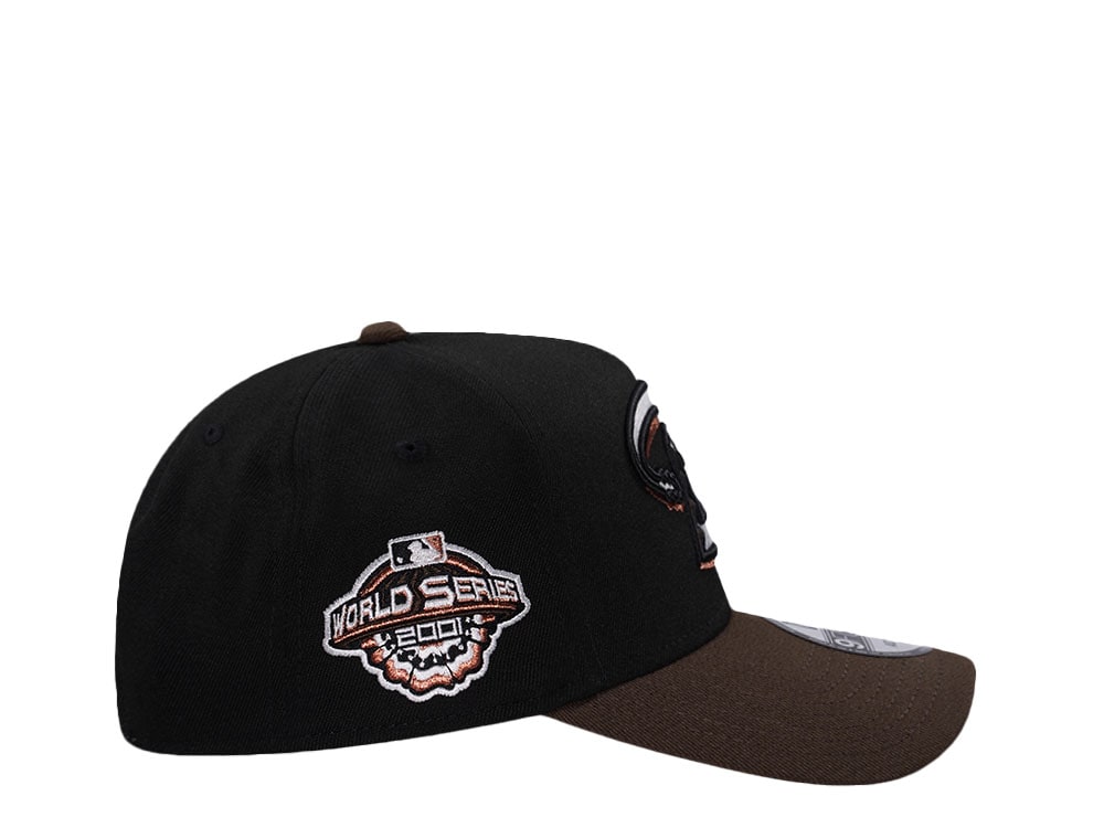 New Era Arizona Diamondbacks World Series 2001 Walnut Two Tone Edition 9Forty A Frame Snapback Casquette