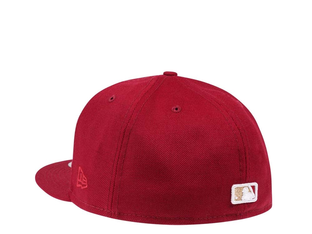 New Era Milwaukee Brewers Smooth Red Classic Edition 59Fifty Fitted Casquette