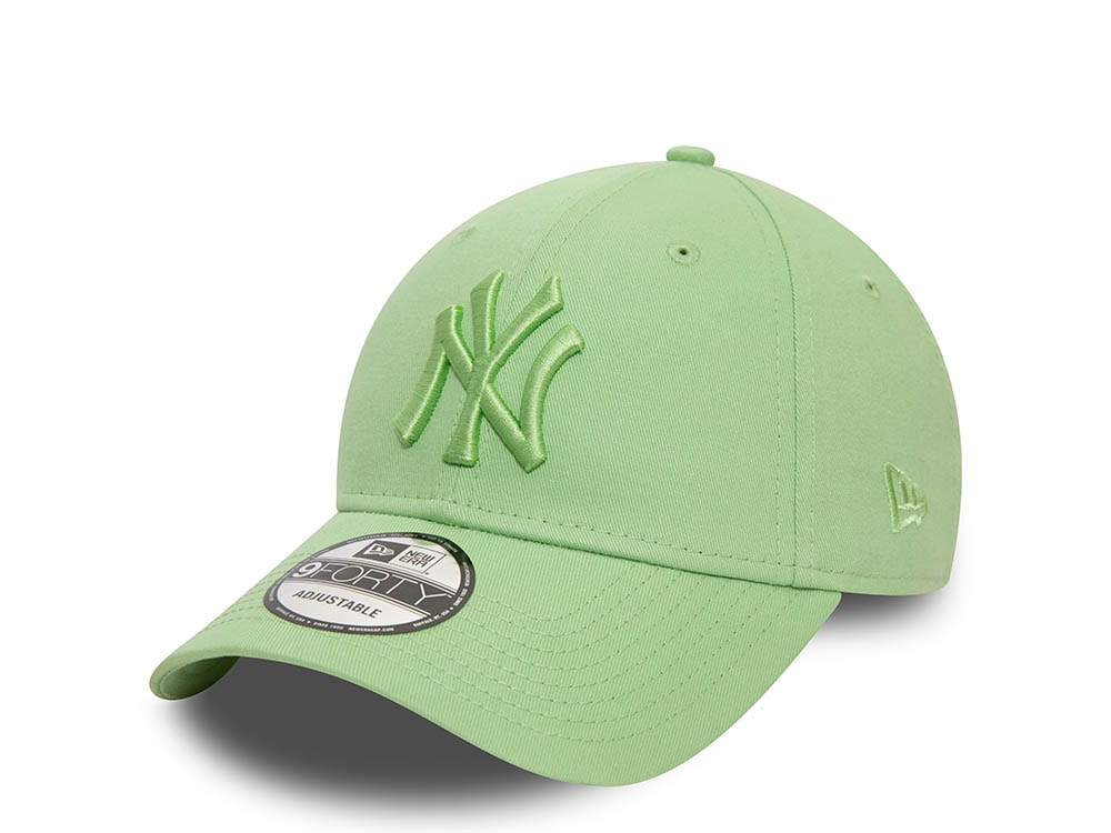 New Era New York Yankees League Essential Green 9Forty Strapback Casquette