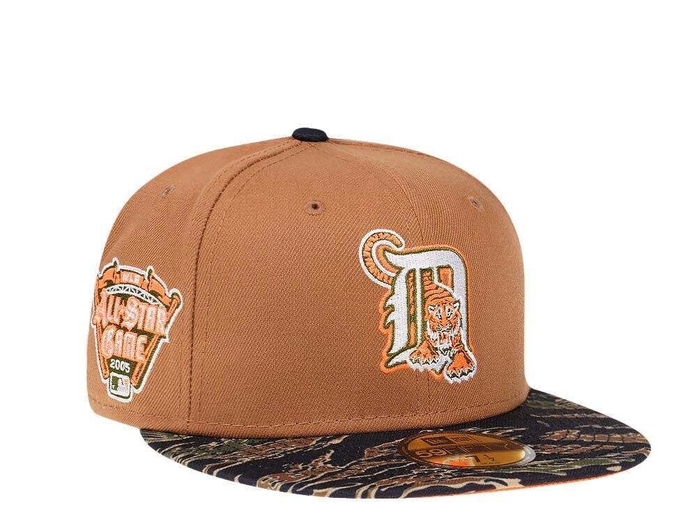 New Era Detroit Tigers All Star Game 2005 Camo Two Tone Edition 59Fifty Fitted Casquette