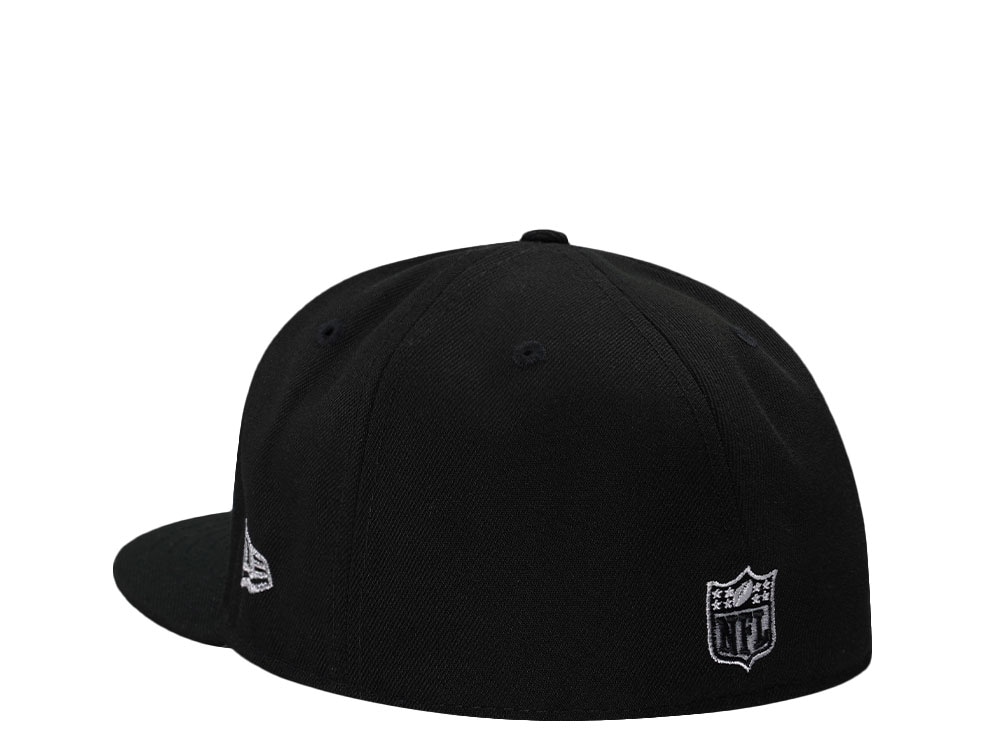 New Era Las Vegas Raiders Inaugural Season 2020 Script Black Prime Edition 59Fifty Fitted Casquette