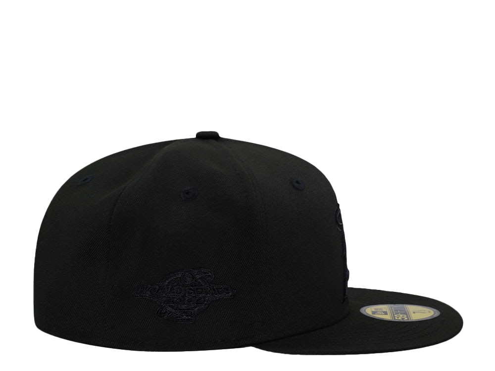 New Era Anaheim Angels World Series 2002 Black Out Red Edition 59Fifty Fitted Casquette
