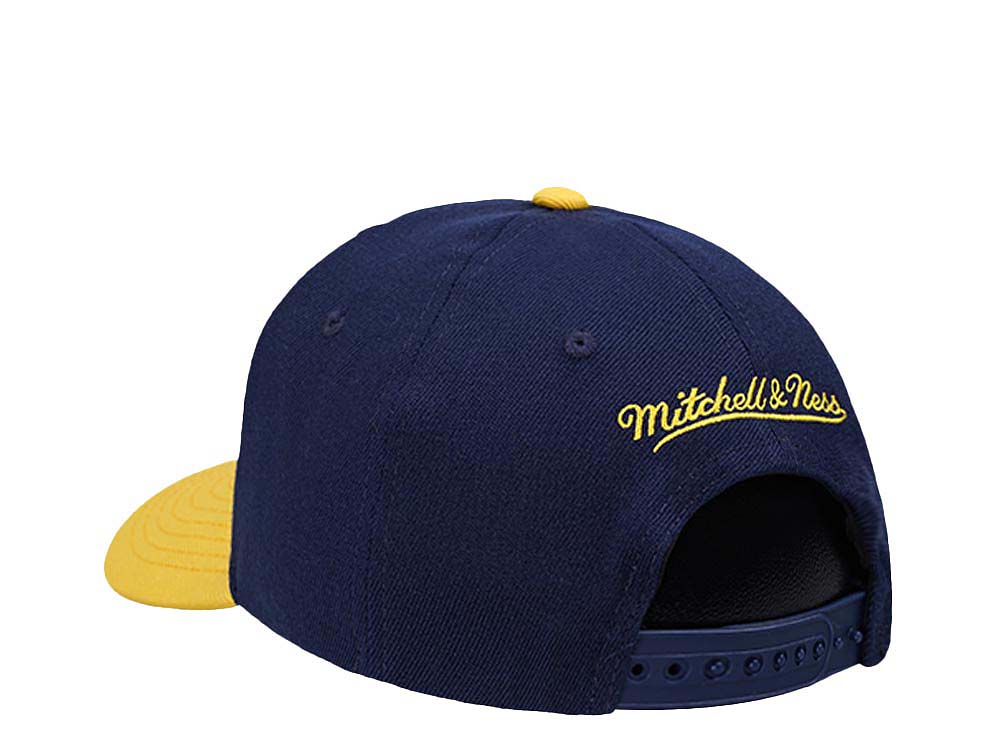 Mitchell & Ness Indiana Pacers Team Two Tone 2.0 Hardwood Classic Red Flex Snapback Casquette