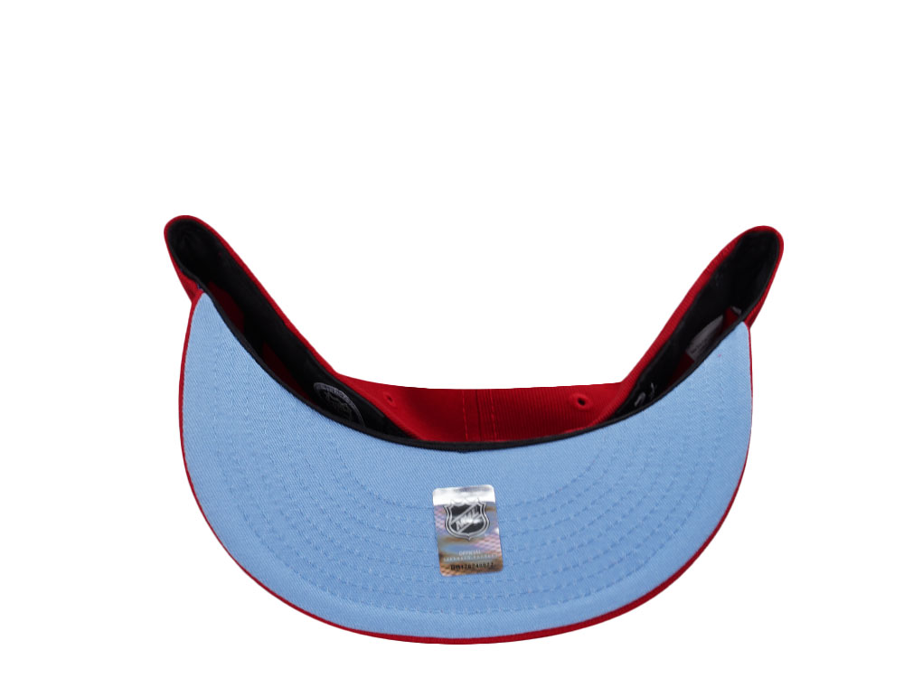 New Era Chicago Blackhawks Stanley Cup 2010 Scarlet Metallic Edition 59Fifty Fitted Casquette