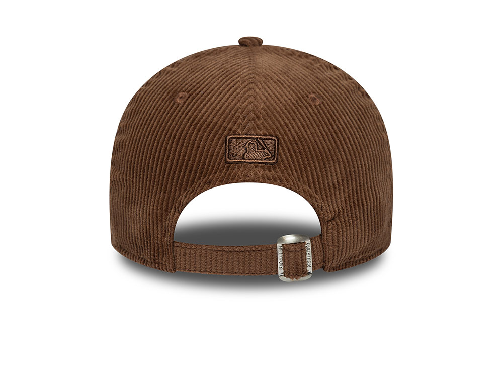 New Era Los Angeles Dodgers Brown Corduroy 9Forty M Crown Strapback Casquette