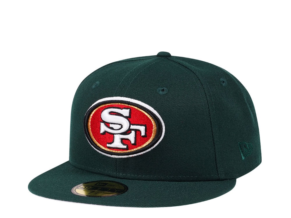 New Era San Francisco 49ers Dark Green Edition 59Fifty Fitted Casquette